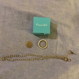 Origami owl necklace, charm, and locket face